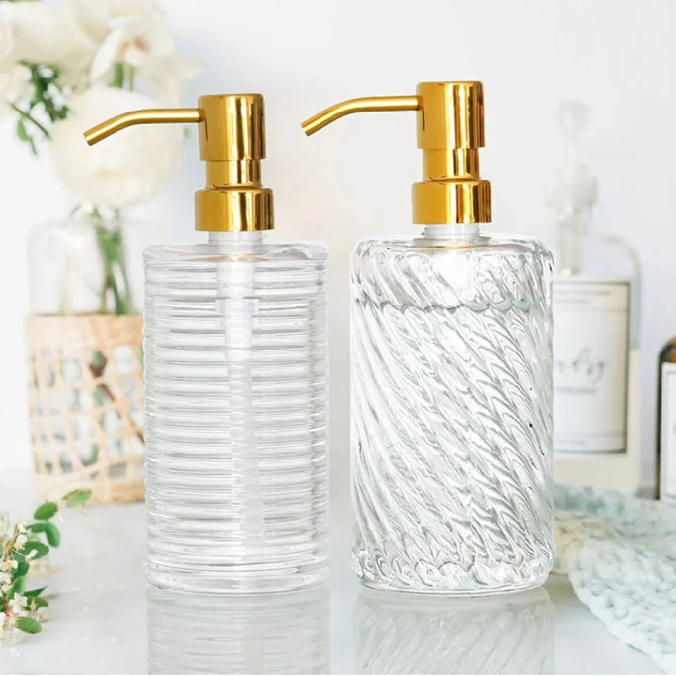 Stainless Steel 400ml Shampoo Soap Dispenser Lotion Bottle - Image 4