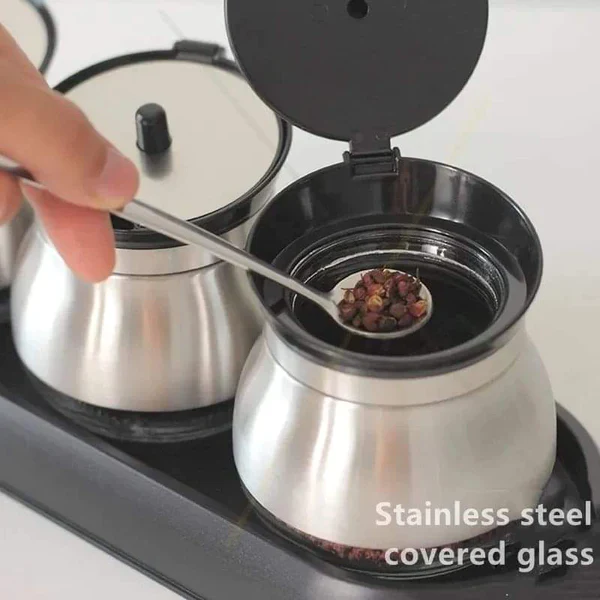 Stainless Steel Condiments Set - Image 3