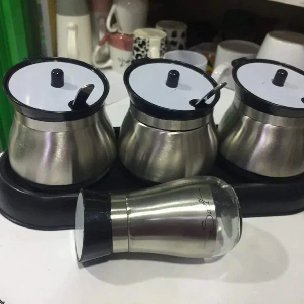 Stainless Steel Condiments Set - Image 4