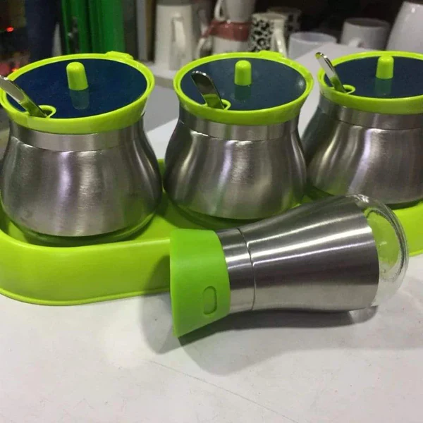 Stainless Steel Condiments Set - Image 5