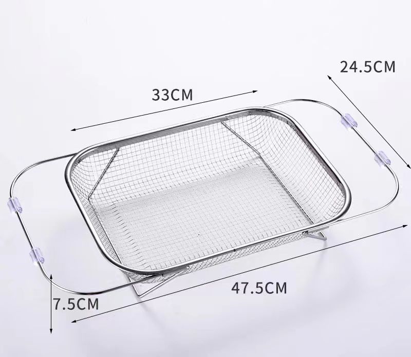 Stainless Steel Expandable Over-The-Sink Colander - Image 5