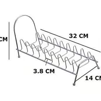 Stainless Steel Plate Rack - Image 3