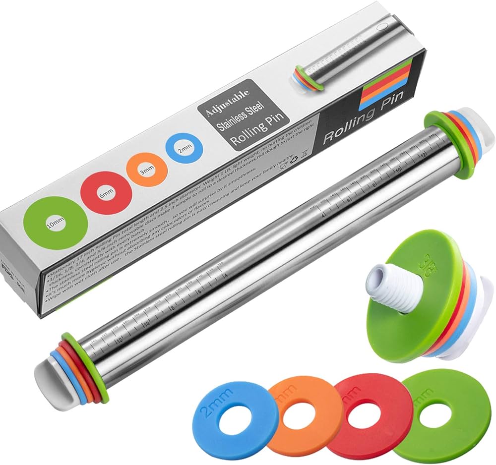 Stainless Steel rolling pin - Image 2