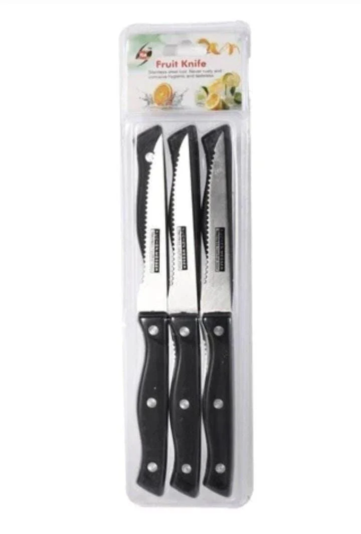 STAINLESS STEEL SERRATED STEAK KNIFE - Image 2