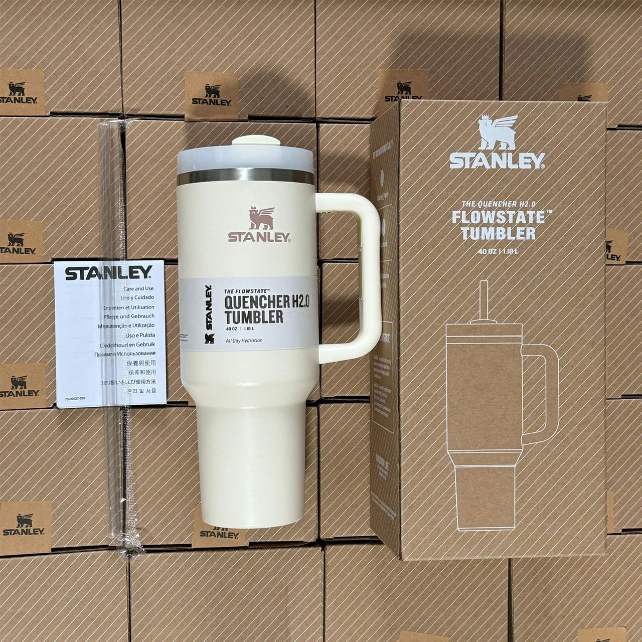H2.0  1.2L Stainless Steel Tumbler Water Bottle Mug - Image 13