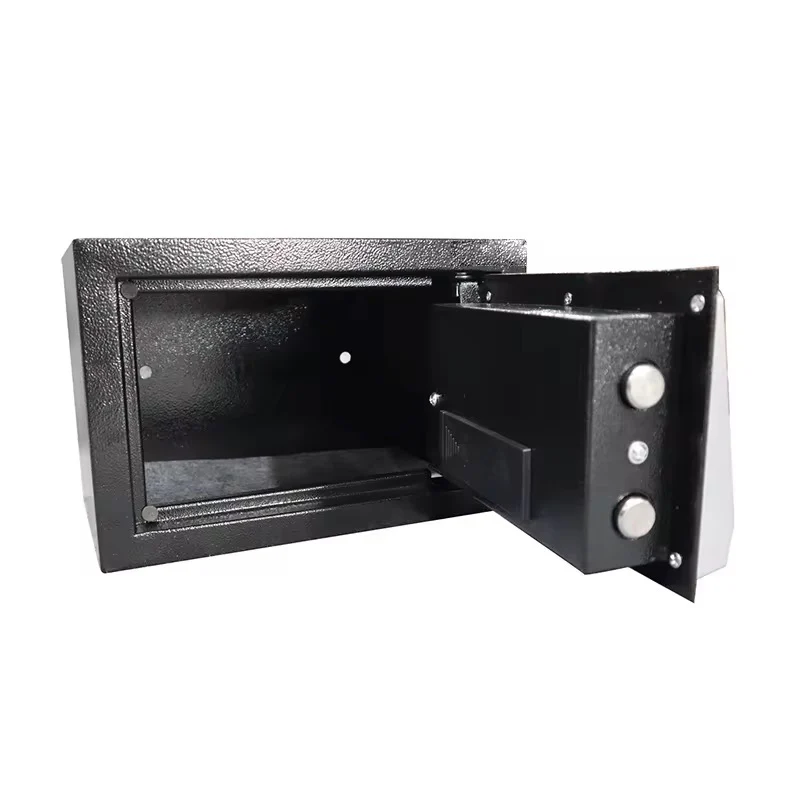Steel Safe Deposit Box Household & Office Mini Safe with Mechanical Lock, Mountable - Image 2