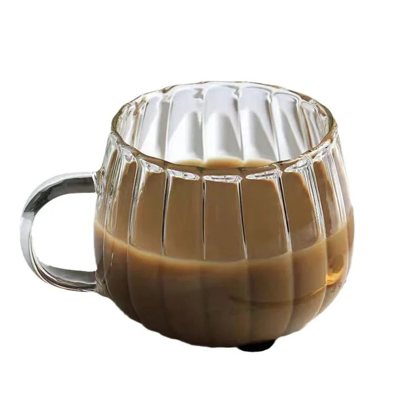 Stripped Pumpkin Bhape Borosilicate Cups 2PCS - Image 6