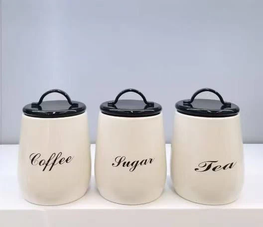Sugar, Tea, Coffee canisters - Image 3