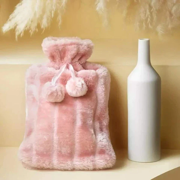 Super softened fleece 2litres hot water bottle - Image 3