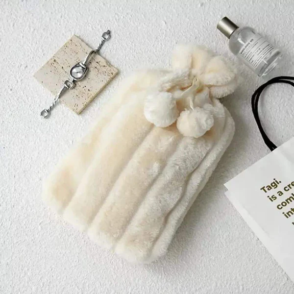 Super softened fleece 2litres hot water bottle - Image 4