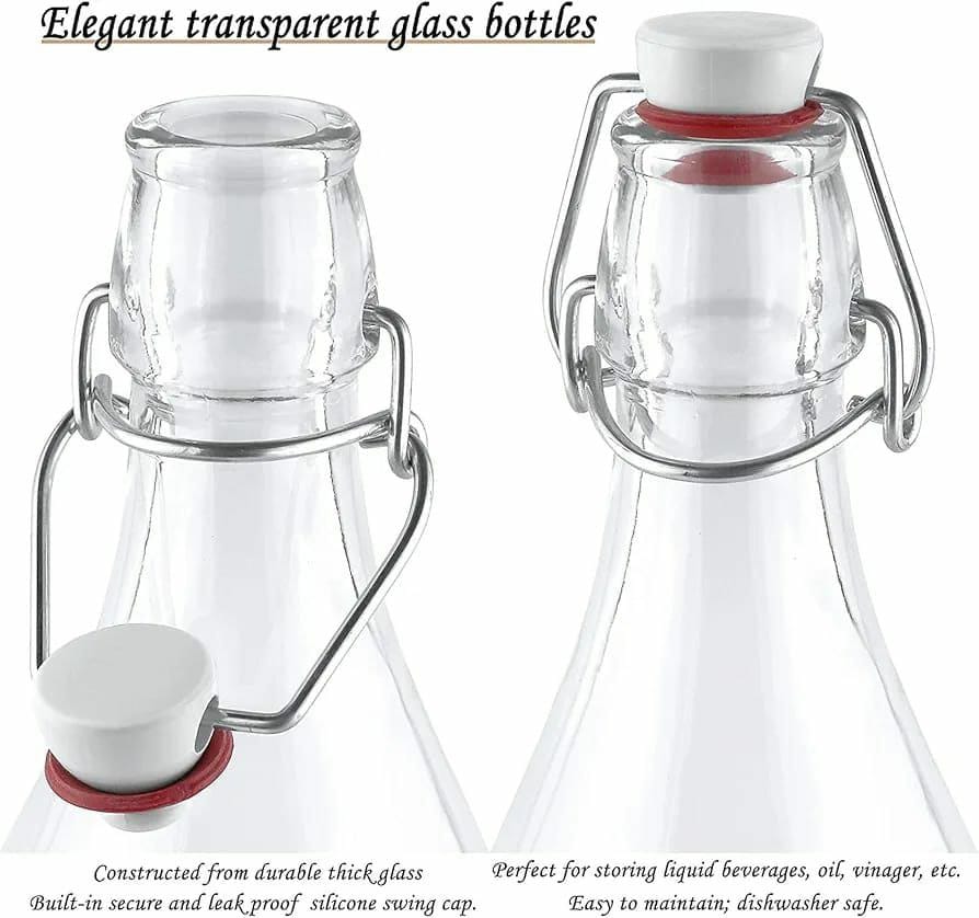 Swing top glass bottle - Image 4