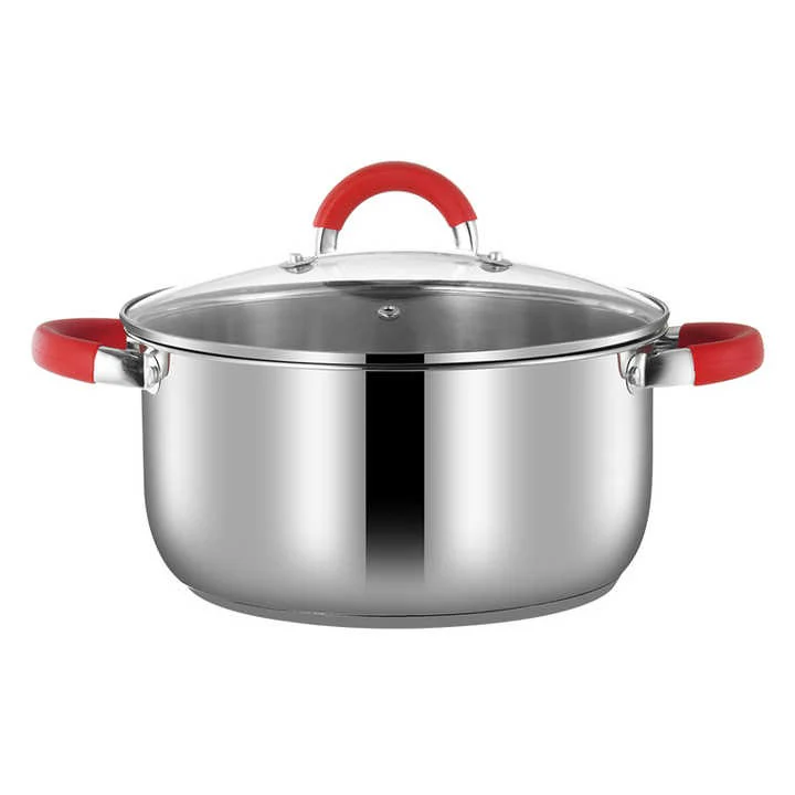 Swiss 12pcs Stainless Steel Cookware Sets Kitchen Cooking Pots for Induction Cooker - Image 4