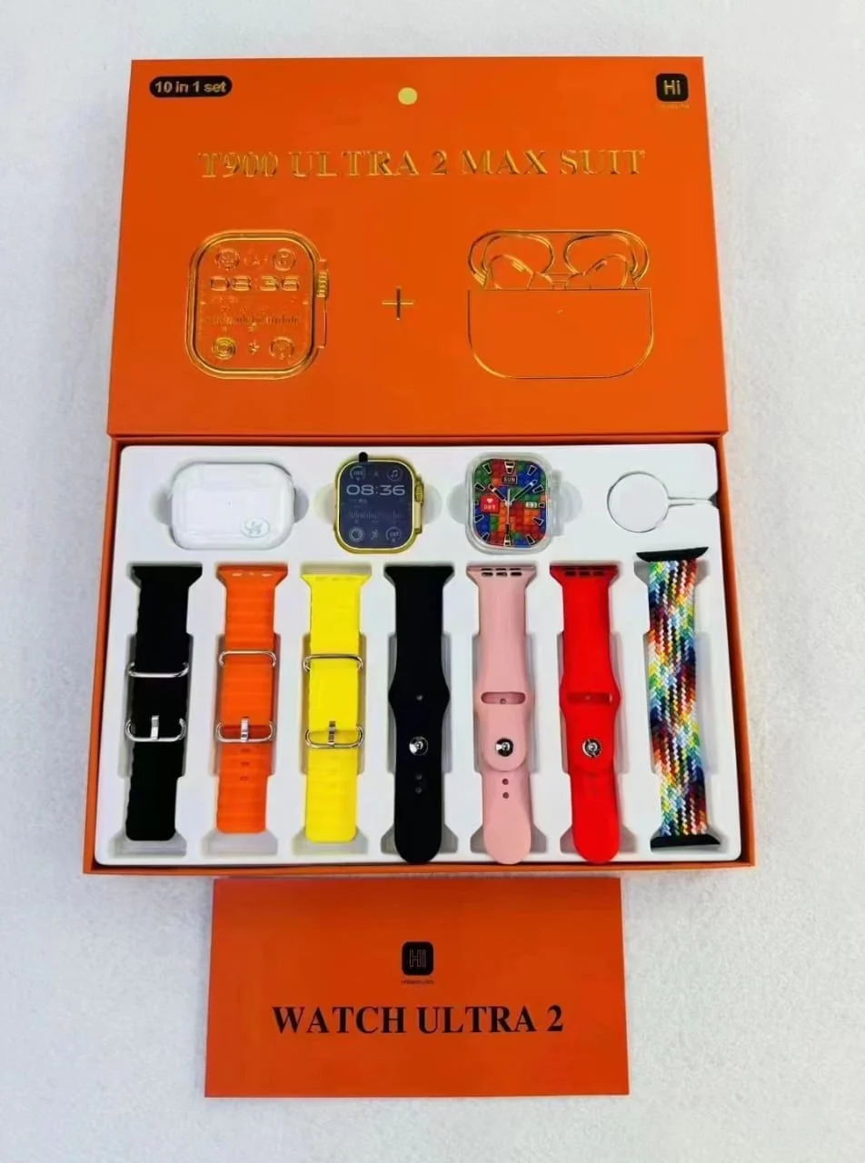 T900 Ulra2 7 in 1 Straps Smart Watch ( 10 in 1 set ) - Image 4