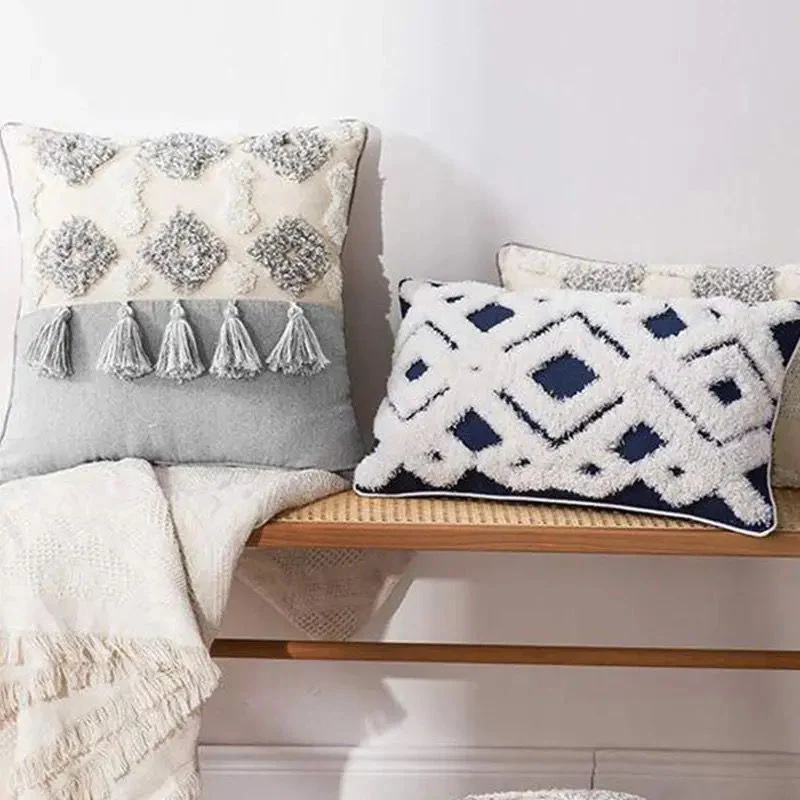 Tassels Moroccan style pillow covers - Image 2