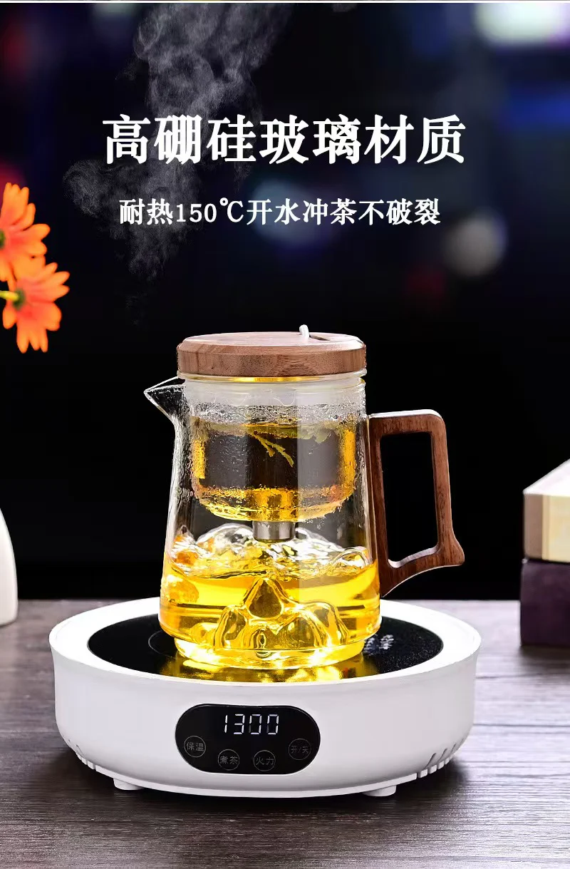 Tea Set,Tea Infuser For Loose Leaf Tea,Tea Sets For Adults,Kettle Teapot,Tea Steeper For Loose Tea,Tea Maker,Glass Tea Kettle,Tea Pitcher,Glass,Tea infuser Teapot - Image 14