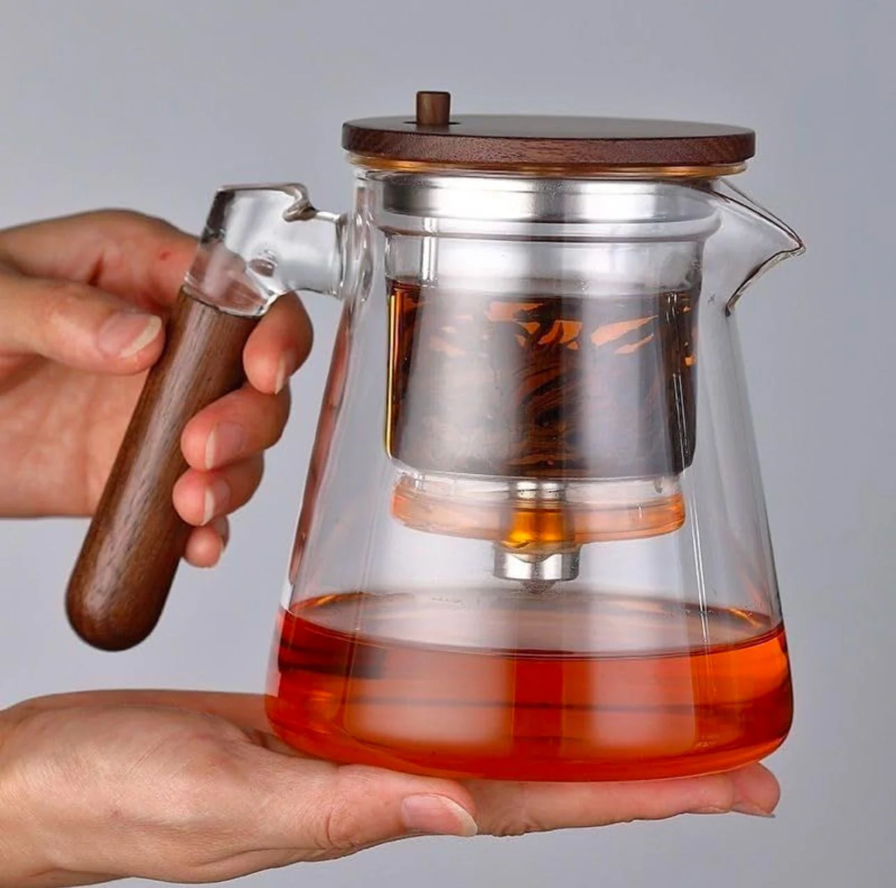 Tea Set,Tea Infuser For Loose Leaf Tea,Tea Sets For Adults,Kettle Teapot,Tea Steeper For Loose Tea,Tea Maker,Glass Tea Kettle,Tea Pitcher,Glass,Tea infuser Teapot - Image 2