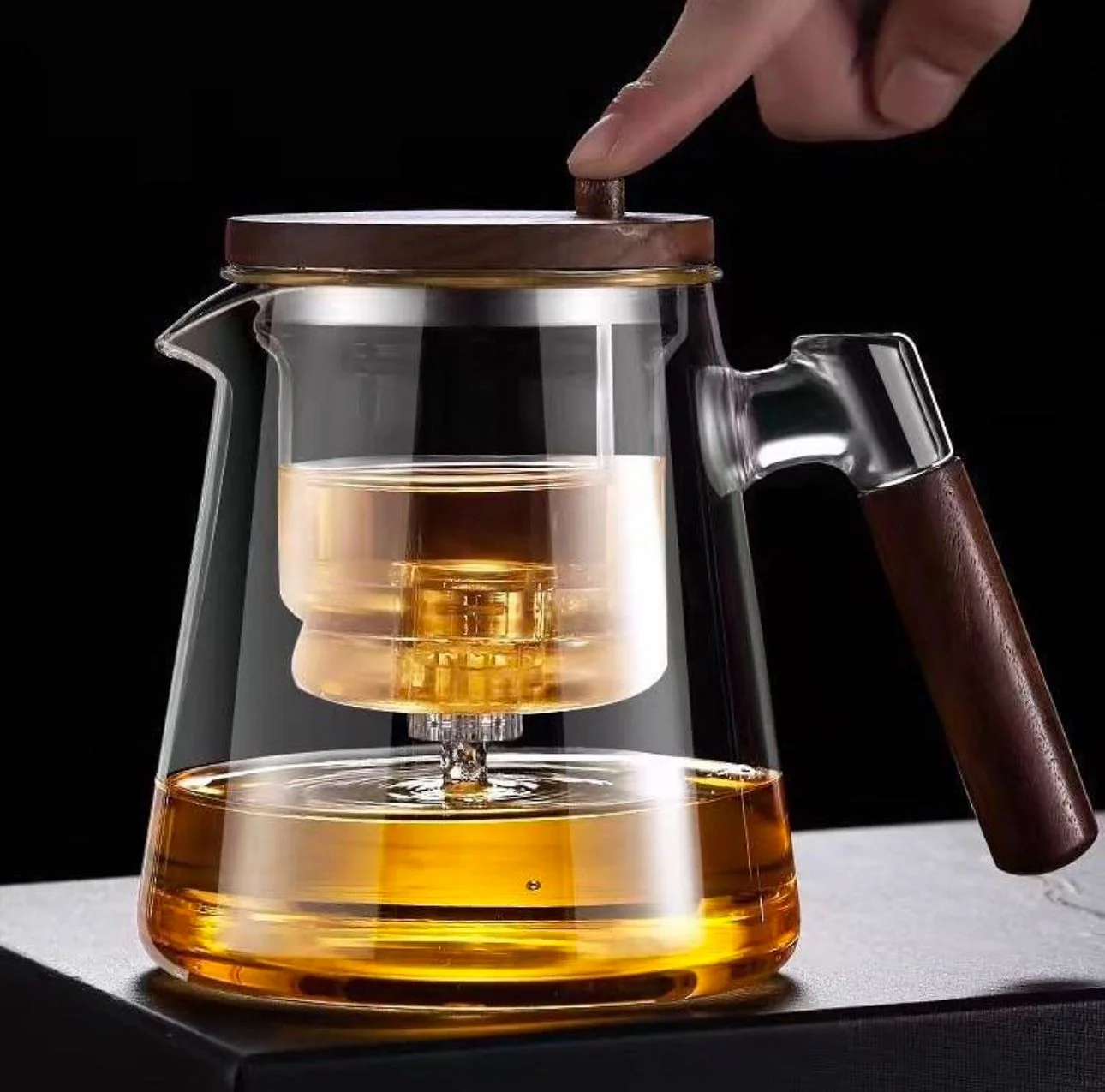 Tea Set,Tea Infuser For Loose Leaf Tea,Tea Sets For Adults,Kettle Teapot,Tea Steeper For Loose Tea,Tea Maker,Glass Tea Kettle,Tea Pitcher,Glass,Tea infuser Teapot - Image 7