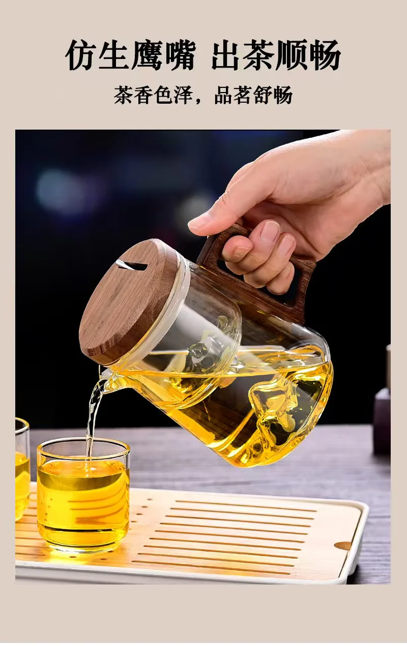 Tea Set,Tea Infuser For Loose Leaf Tea,Tea Sets For Adults,Kettle Teapot,Tea Steeper For Loose Tea,Tea Maker,Glass Tea Kettle,Tea Pitcher,Glass,Tea infuser Teapot - Image 8