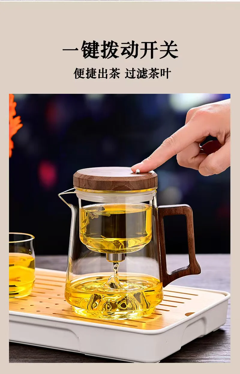 Tea Set,Tea Infuser For Loose Leaf Tea,Tea Sets For Adults,Kettle Teapot,Tea Steeper For Loose Tea,Tea Maker,Glass Tea Kettle,Tea Pitcher,Glass,Tea infuser Teapot - Image 9