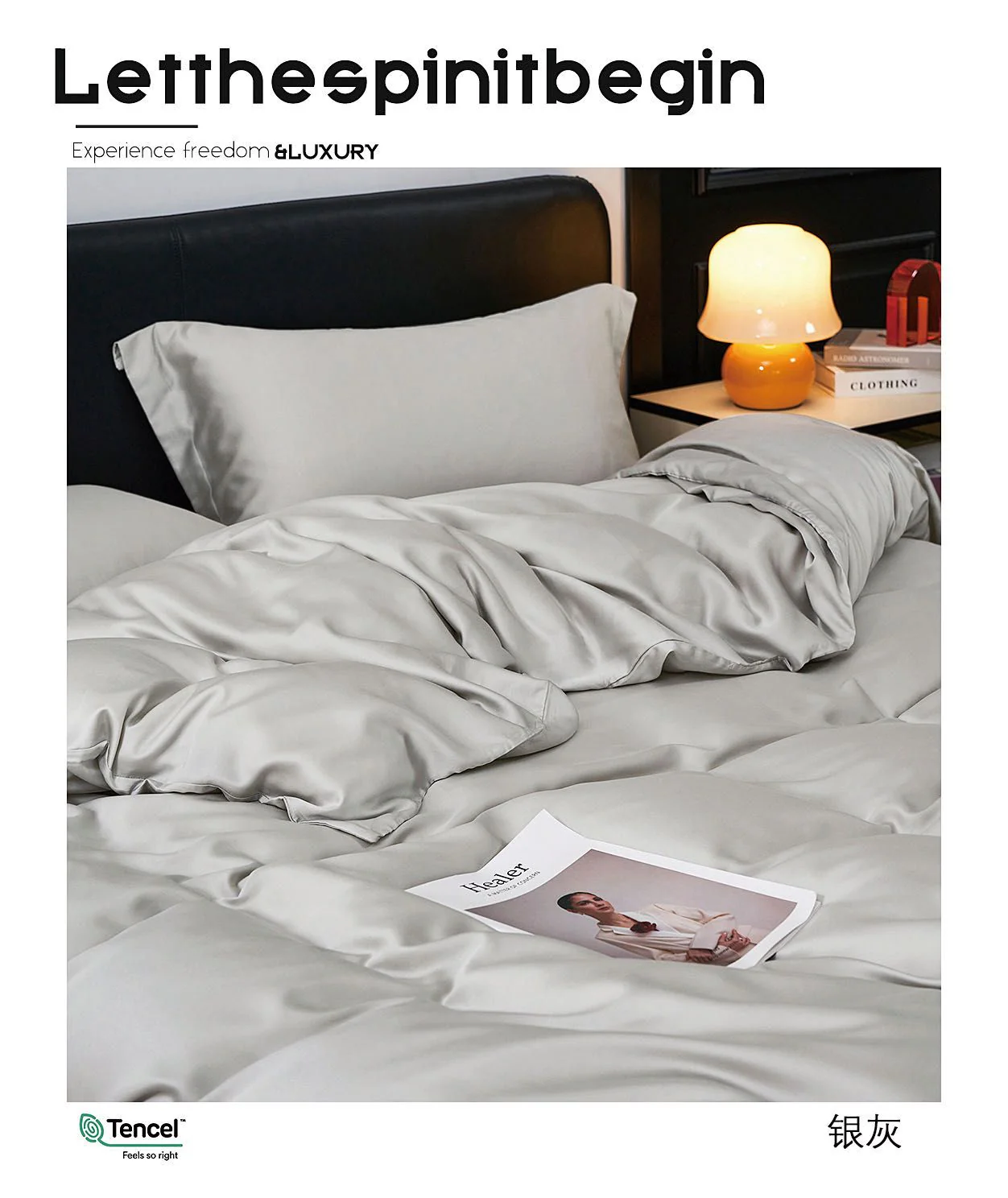 Tencel Silk Duvet & Quilt Cover King Size – Soft & Breathable - Image 16
