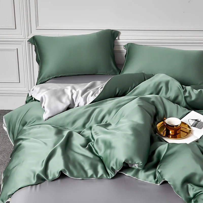 Tencel Silk Duvet & Quilt Cover King Size – Soft & Breathable - Image 2
