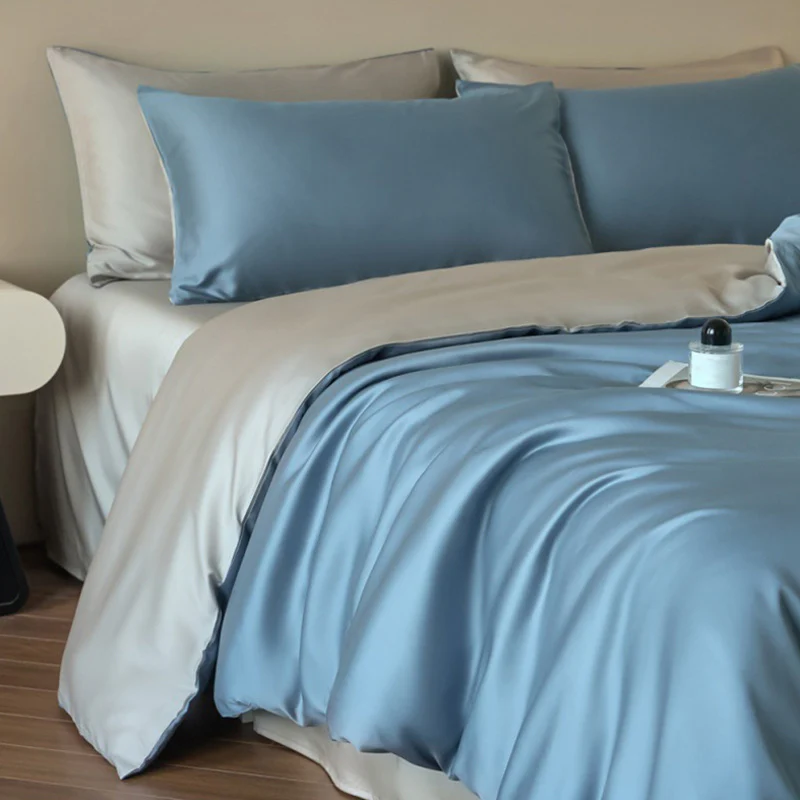 Tencel Silk Duvet & Quilt Cover King Size – Soft & Breathable - Image 3