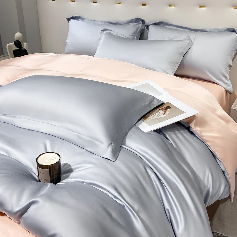 Tencel Silk Duvet & Quilt Cover King Size – Soft & Breathable - Image 5