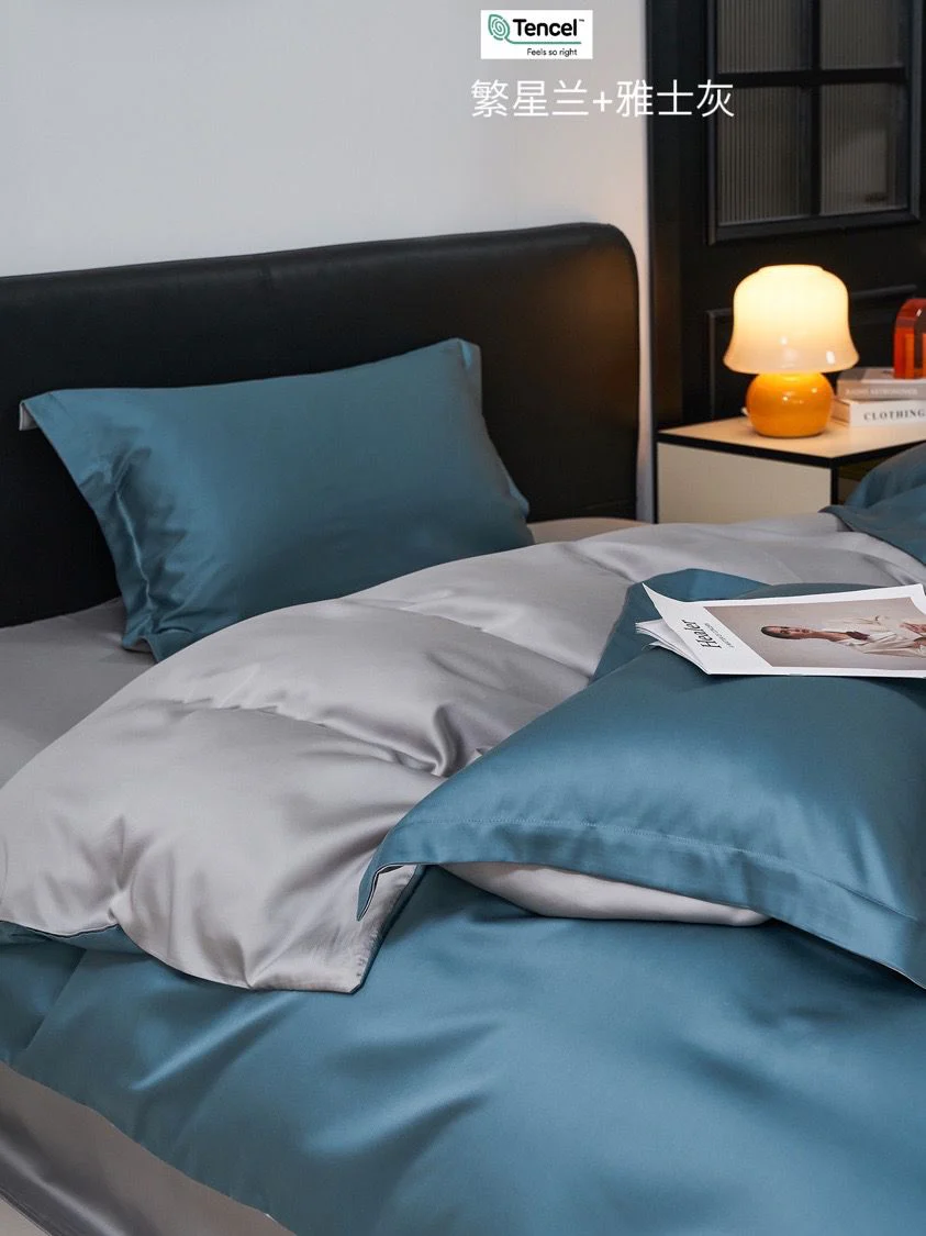 Tencel Silk Duvet & Quilt Cover King Size – Soft & Breathable - Image 6