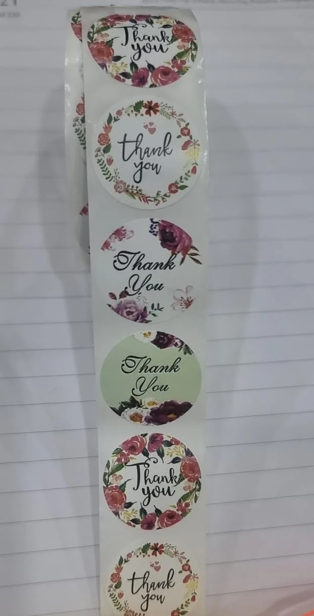 Thank You Sticker notes roll - Image 2
