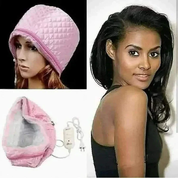 Thermal Steaming Cap – Heat Therapy Hair Treatment Cap for Natural Hair, Scalp Care & Moisture Lock Reusable, Adjustable & Salon-Quality - Image 2