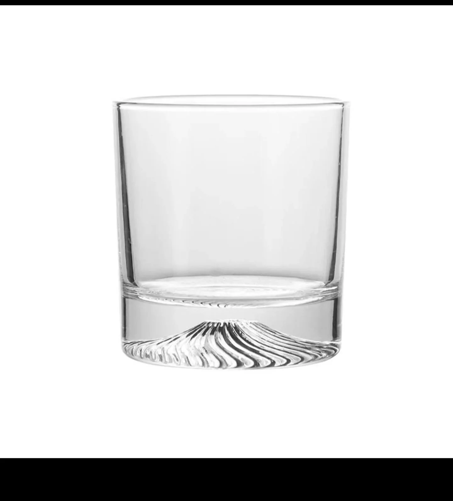 Threaded Heavy Base Crystal Whiskey Glass Set (300ml, 6pcs) – Heat Resistant - Image 2