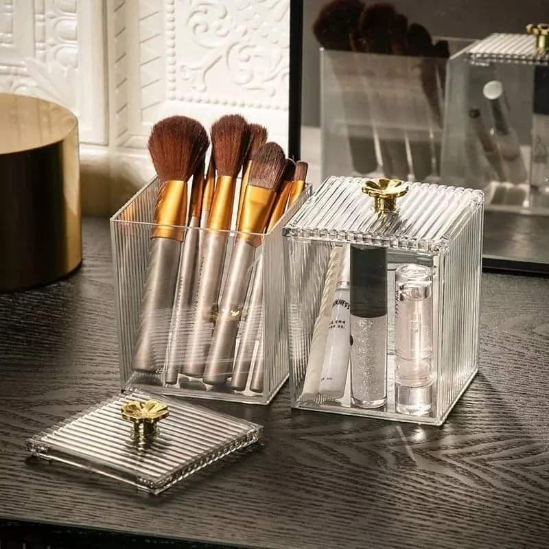Transparent Acrylic Multifunction Makeup Cotton Pad - Image 4