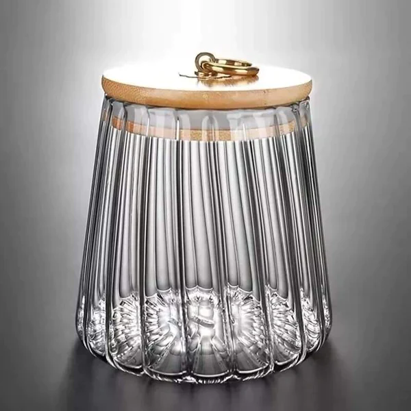Transparent glass storage jars - Image 6