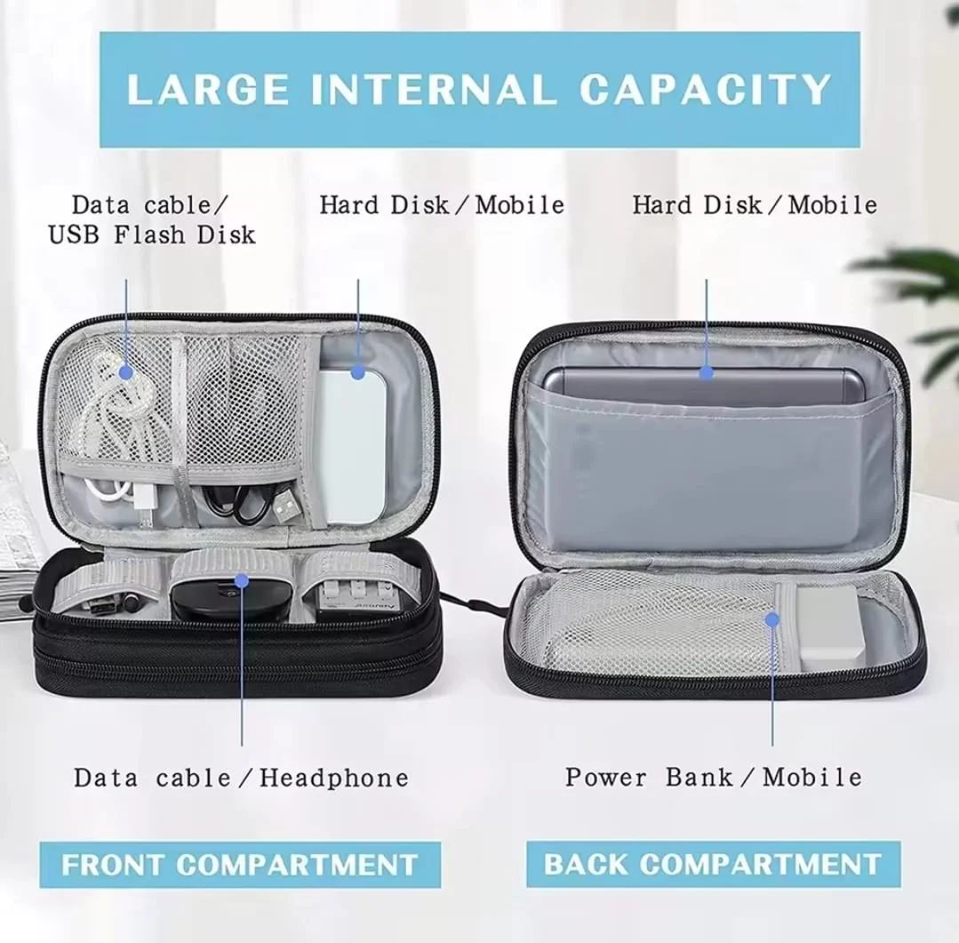 Travel Cable Organizer Bag - Image 4