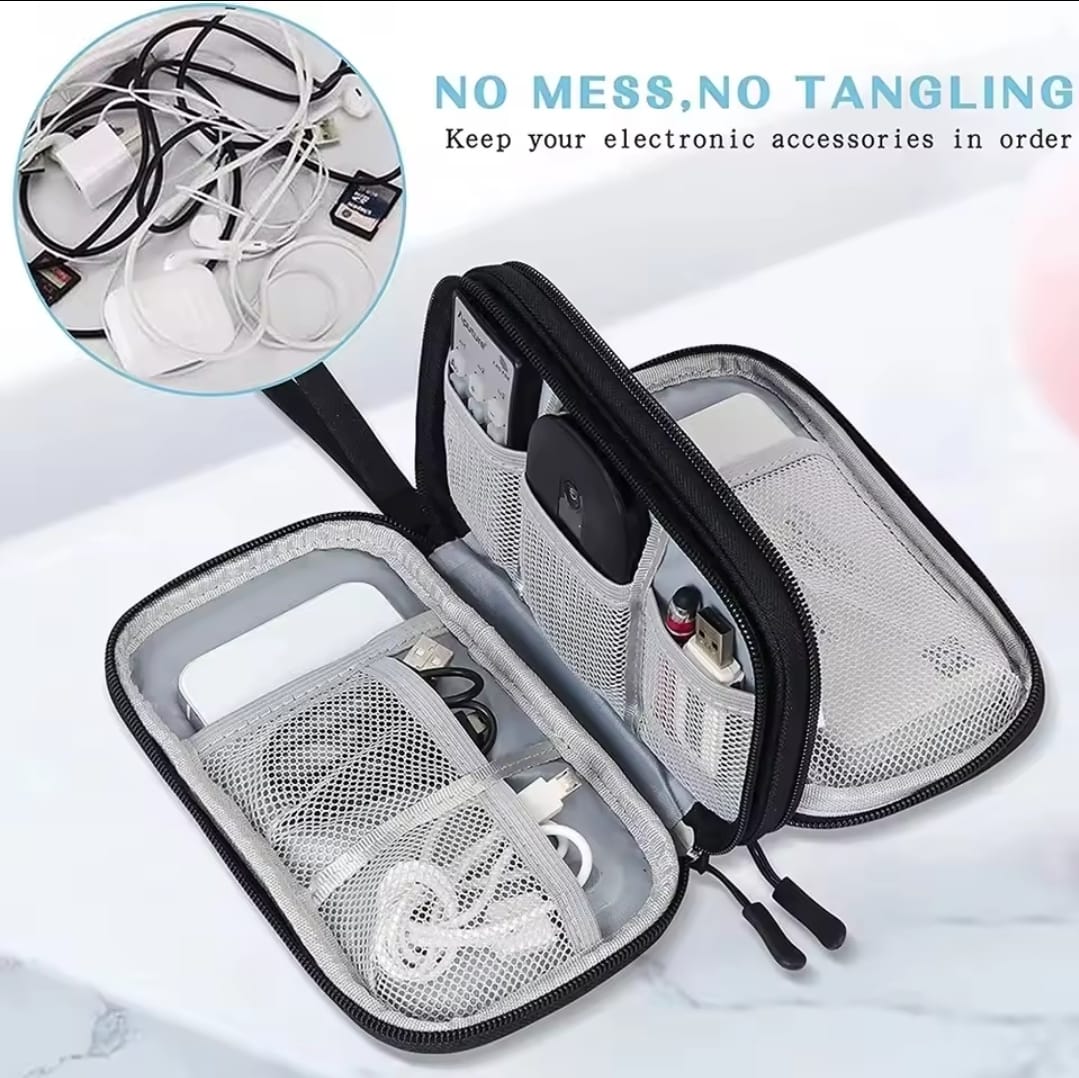 Travel Cable Organizer Bag - Image 5