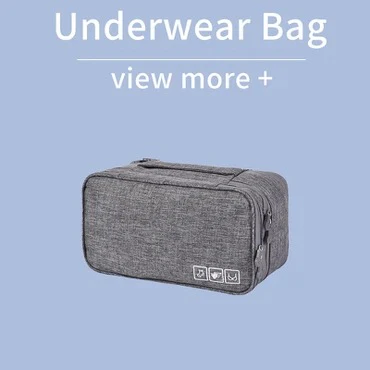Travel Underwear & Accessories Organizer |  Multi-Compartment Packing Bag - Image 8