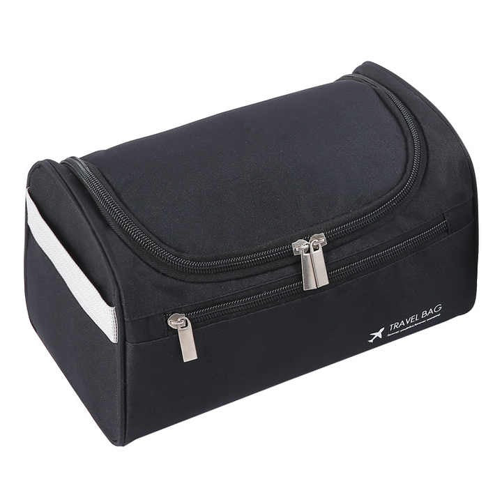 Travel Toiletry Bag for Hanging Men and Women Cosmetic Bag with Mesh and Zip Compartment Large Wash Bag Waterproof Men Women for Suitcase Hand Luggage - Image 6
