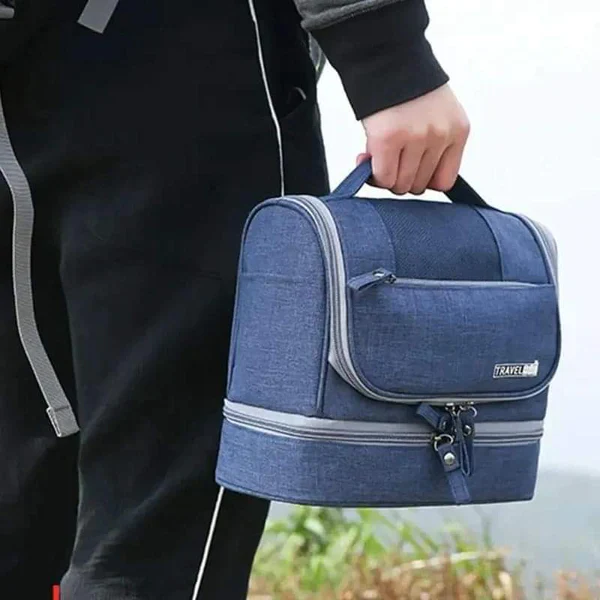 Travel Waterproof Makeup & Toiletries Bag | Portable Cosmetic Organizer Kenya - Image 5