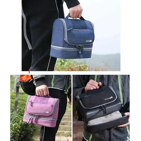 Travel Waterproof Makeup & Toiletries Bag | Portable Cosmetic Organizer Kenya - Image 6
