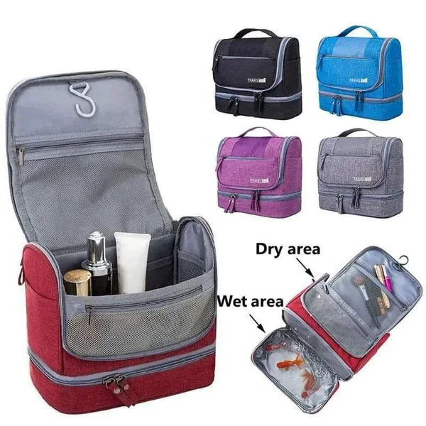 Travel Waterproof Makeup & Toiletries Bag | Portable Cosmetic Organizer Kenya - Image 7