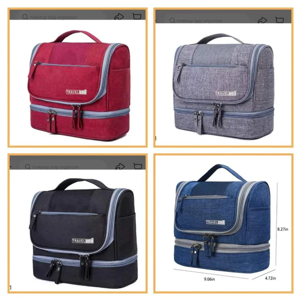 Travel Waterproof Makeup & Toiletries Bag | Portable Cosmetic Organizer Kenya - Image 9