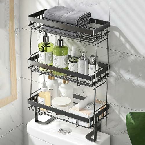 Triple layer Over the toilet rack/shelf bathroom - Image 2