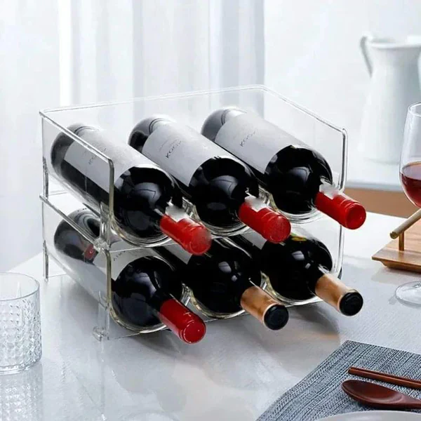Triple Stackable Wine Bottle Rack - Image 2