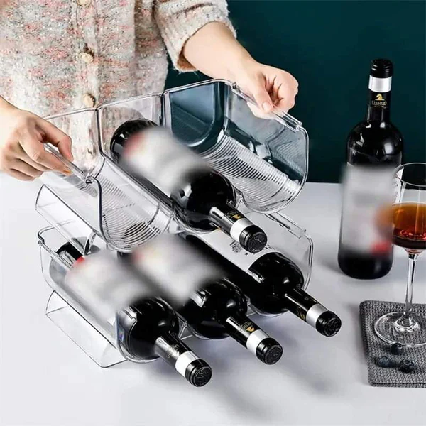 Triple Stackable Wine Bottle Rack - Image 4