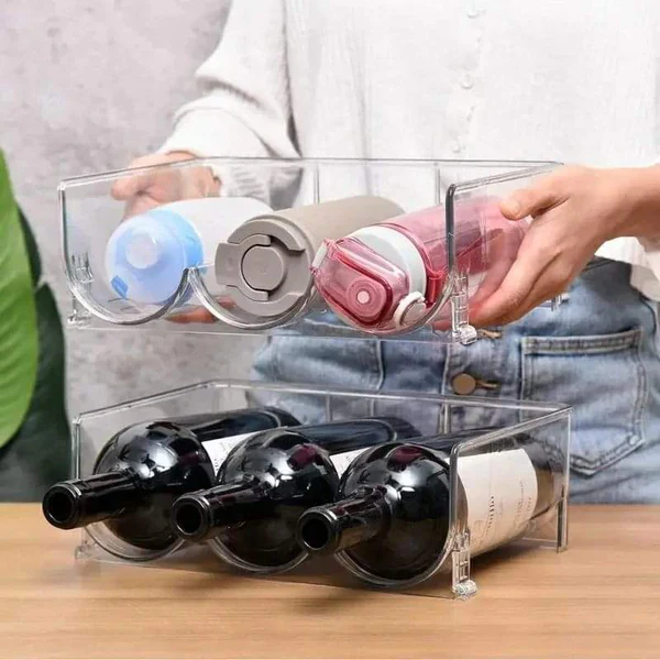 Triple Stackable Wine Bottle Rack - Image 5