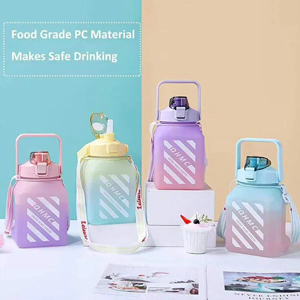 Unbreakable 1.5L Multicoloured Water Bottle - Image 2