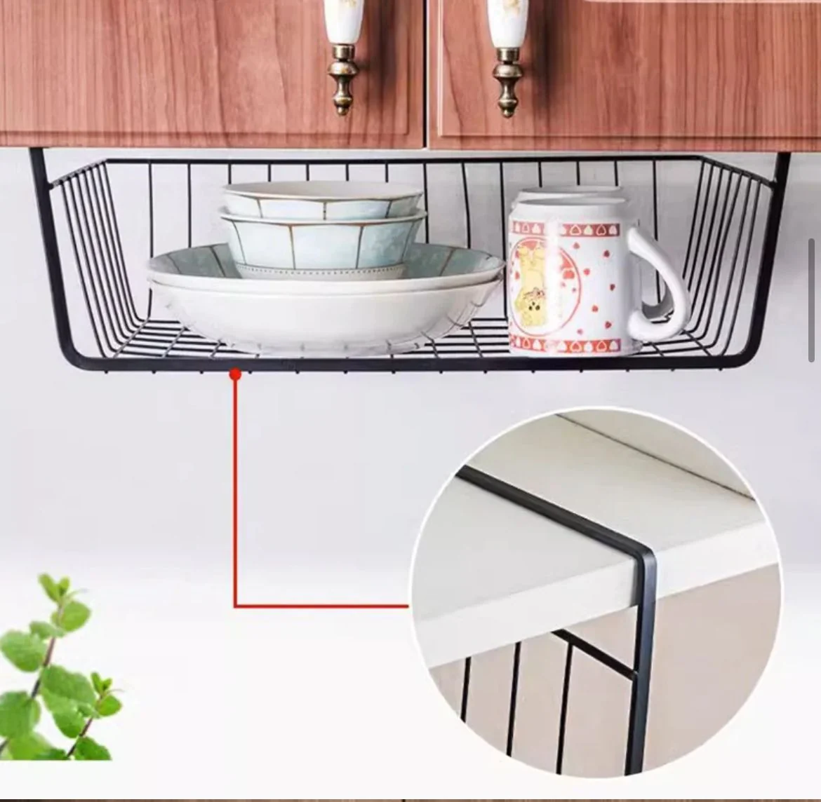 Under shelf organizer 
Metallic - Image 3