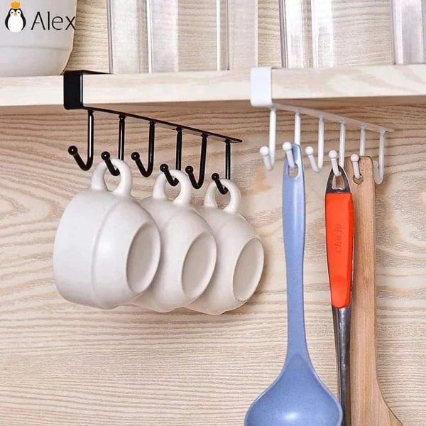 Under the Shelf Multi-purpose Hooks - Image 3