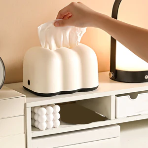 Unique Clouds Tissue Storage Box Novelty Clouds Pattern Tissue Box Paper Case For Modern Room Accessory - Image 3