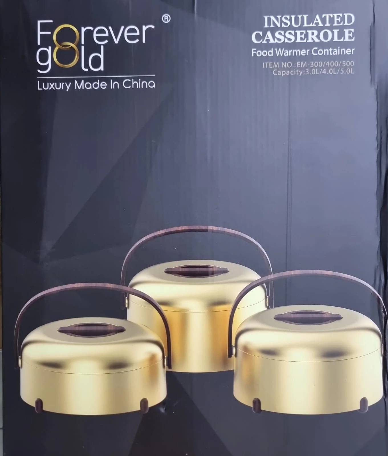 Unique Very High quality BIG SIZE forever gold insulated hotpots - Image 8
